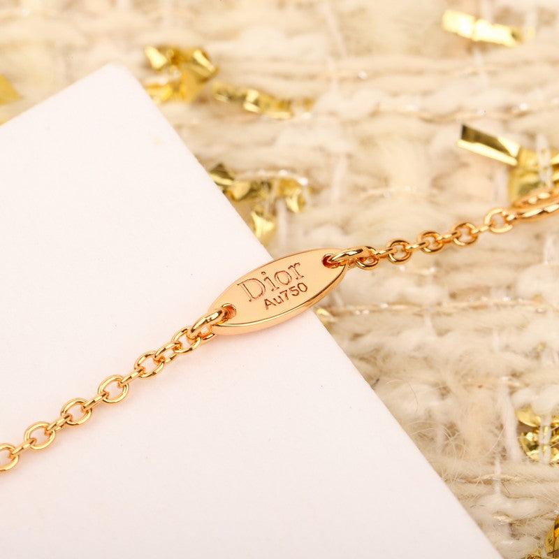 18K CD Star Diamond Necklace