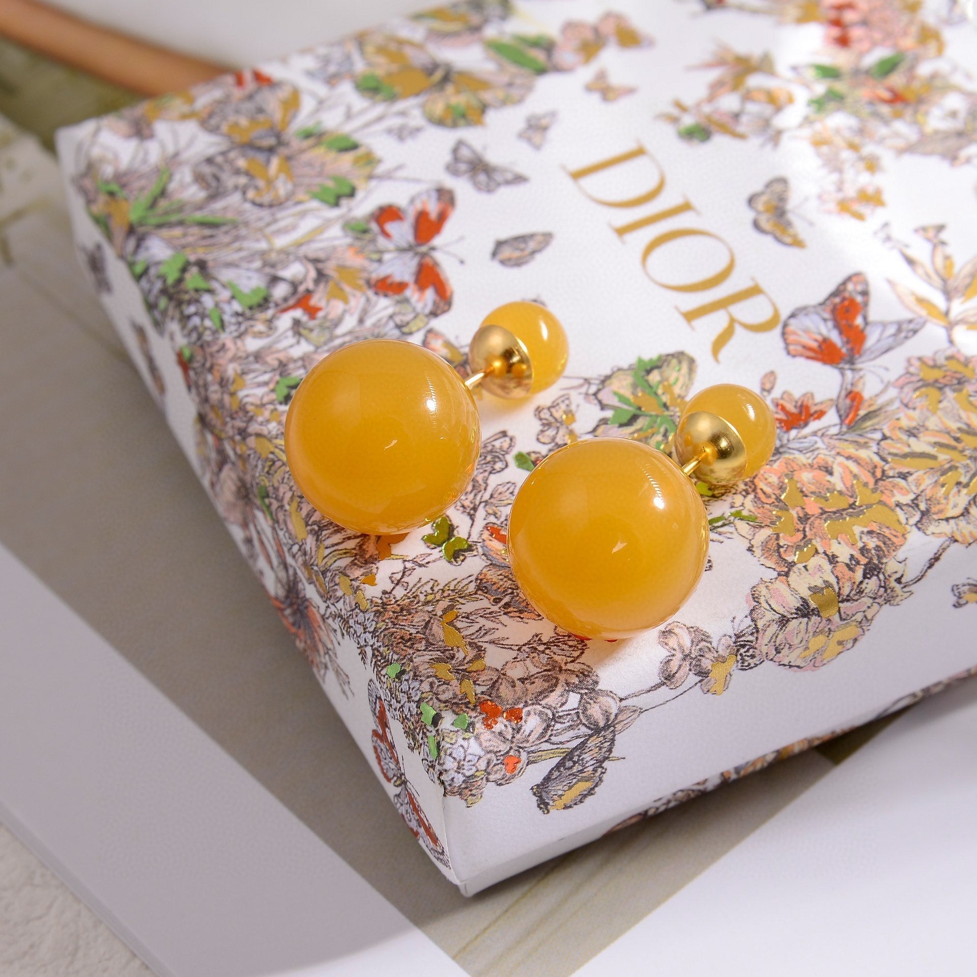 18K CD Tribales Color Earrings