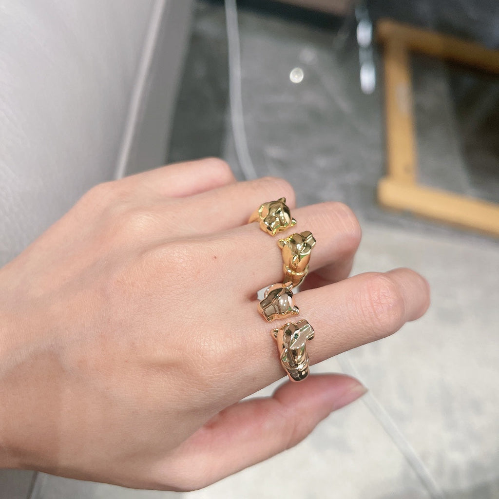 18K Panthere De Open Ring