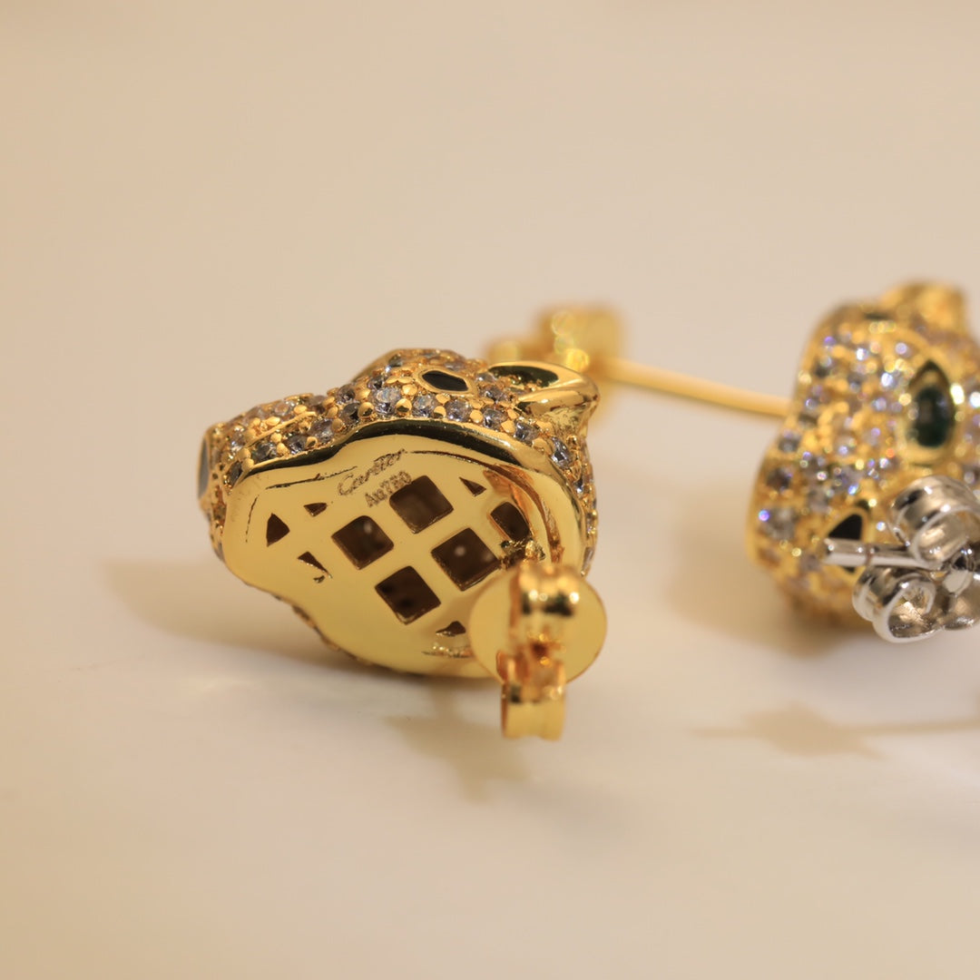 18K Panthere Earrings