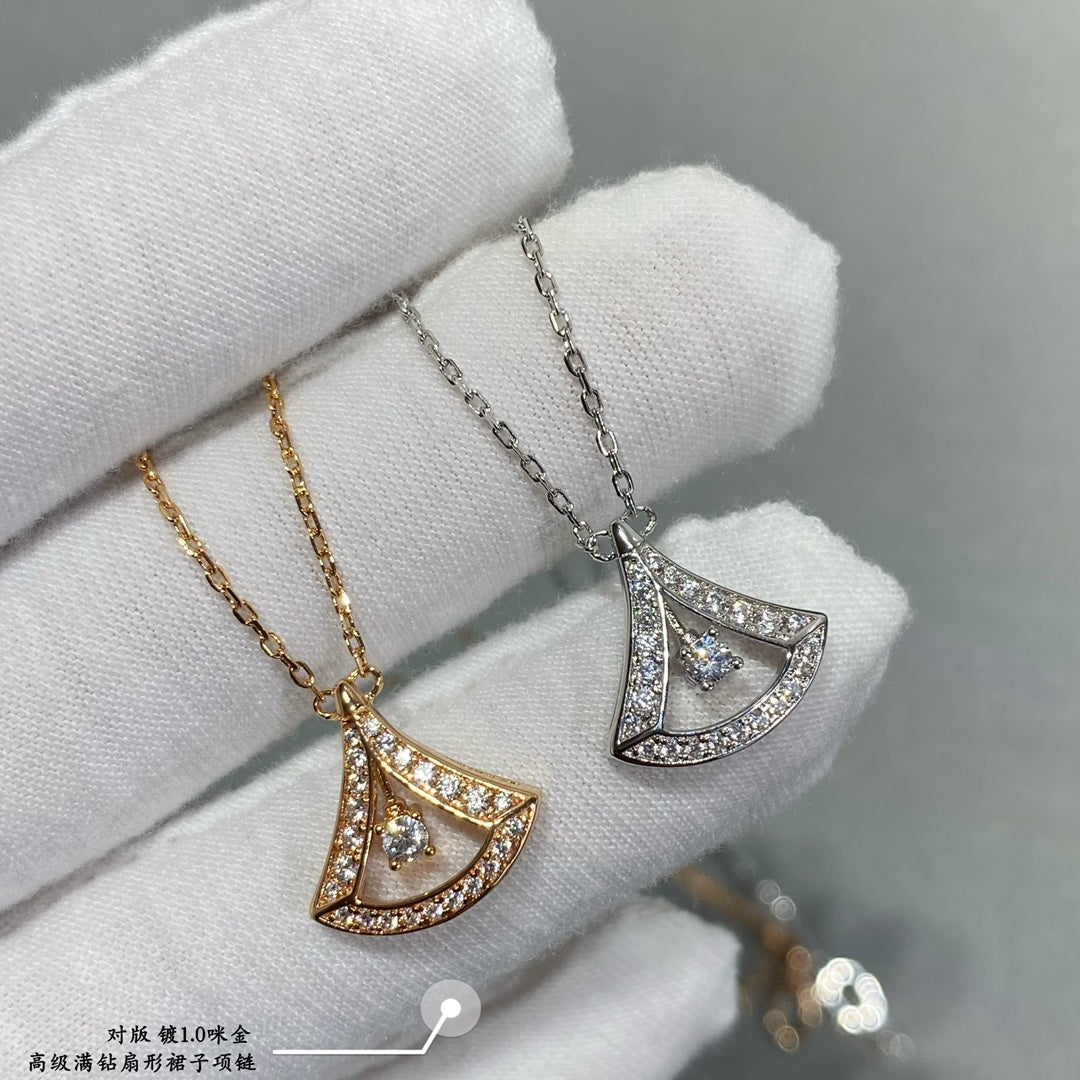 18K Divas' Dream Pave Diamond Openwork Necklace
