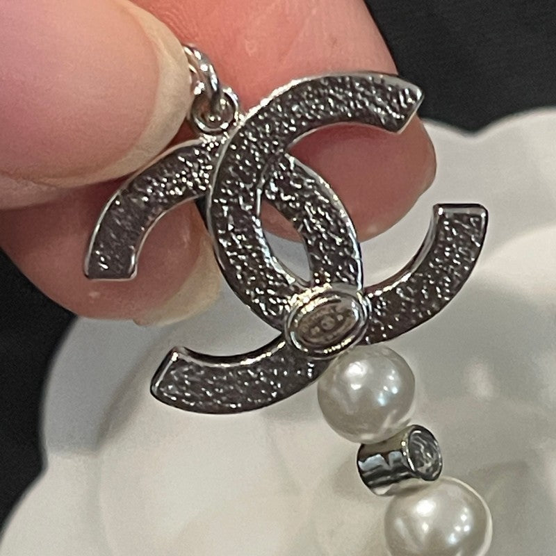 18K CC Pearl Chain Necklace