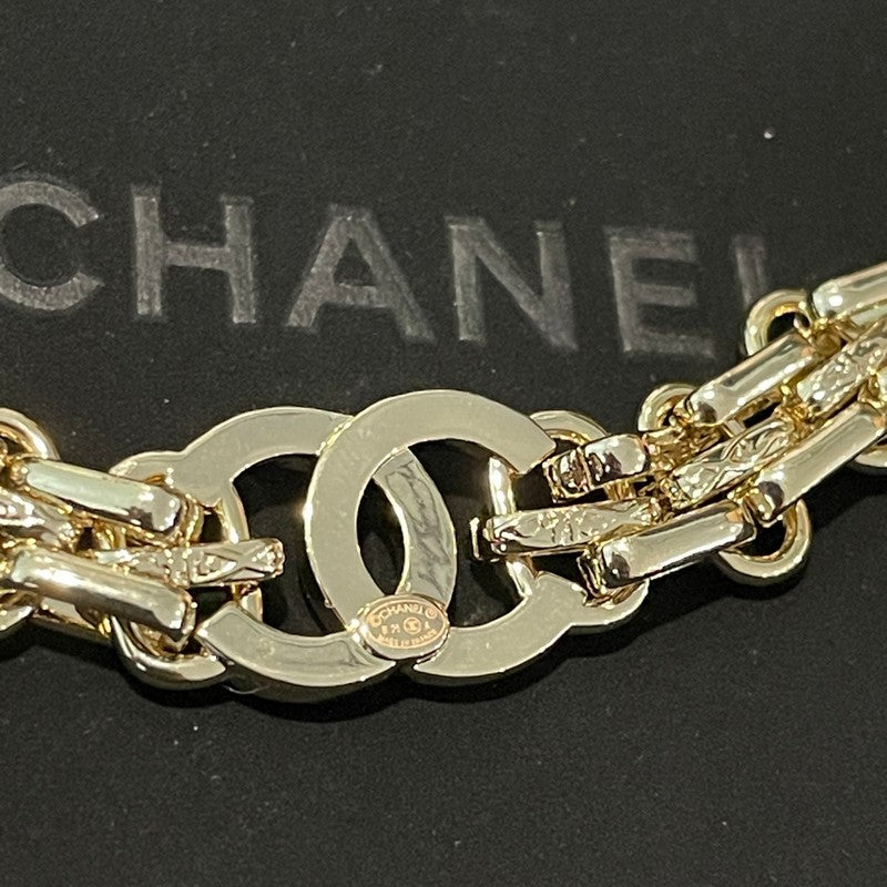 18K CC Pave Diamond Gold Necklace