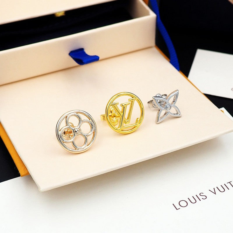 18K Louis Lace Earrings