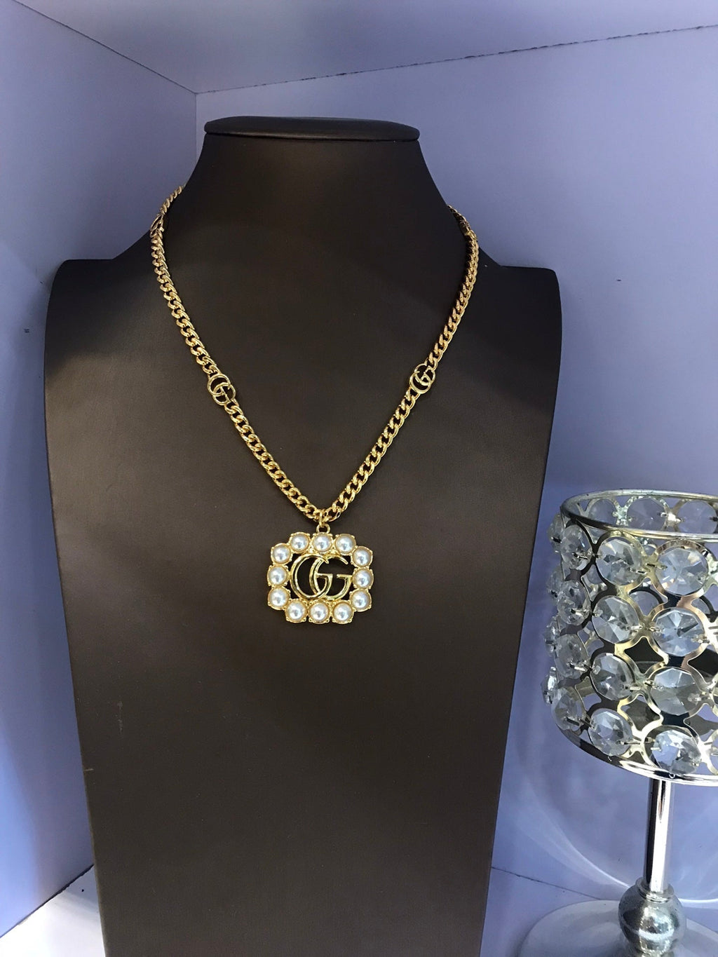 18K GG Pearl Necklace