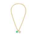 18K Louis Blooming Pendant Necklace