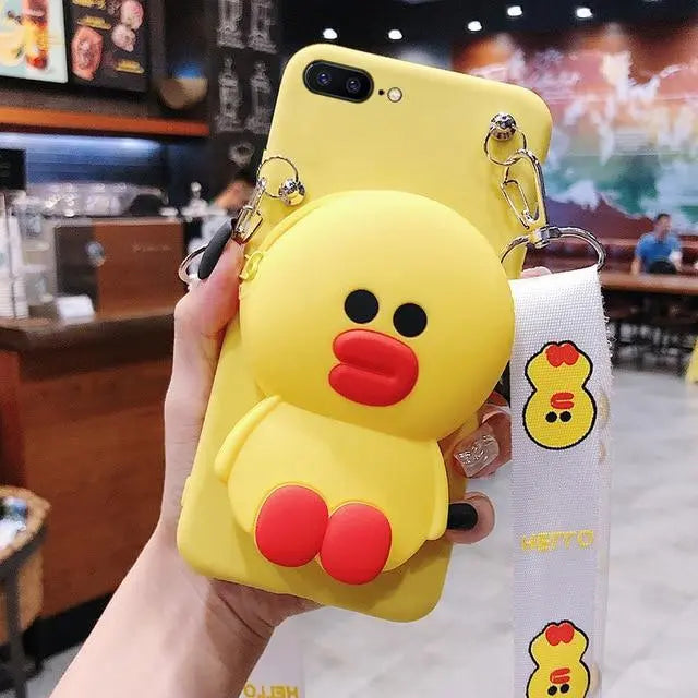 hello kitty Cartoon wallet phone case