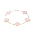 VAN CLEEF VINTAGE ALHAMBRA BRACELET - GOLD/PINK
