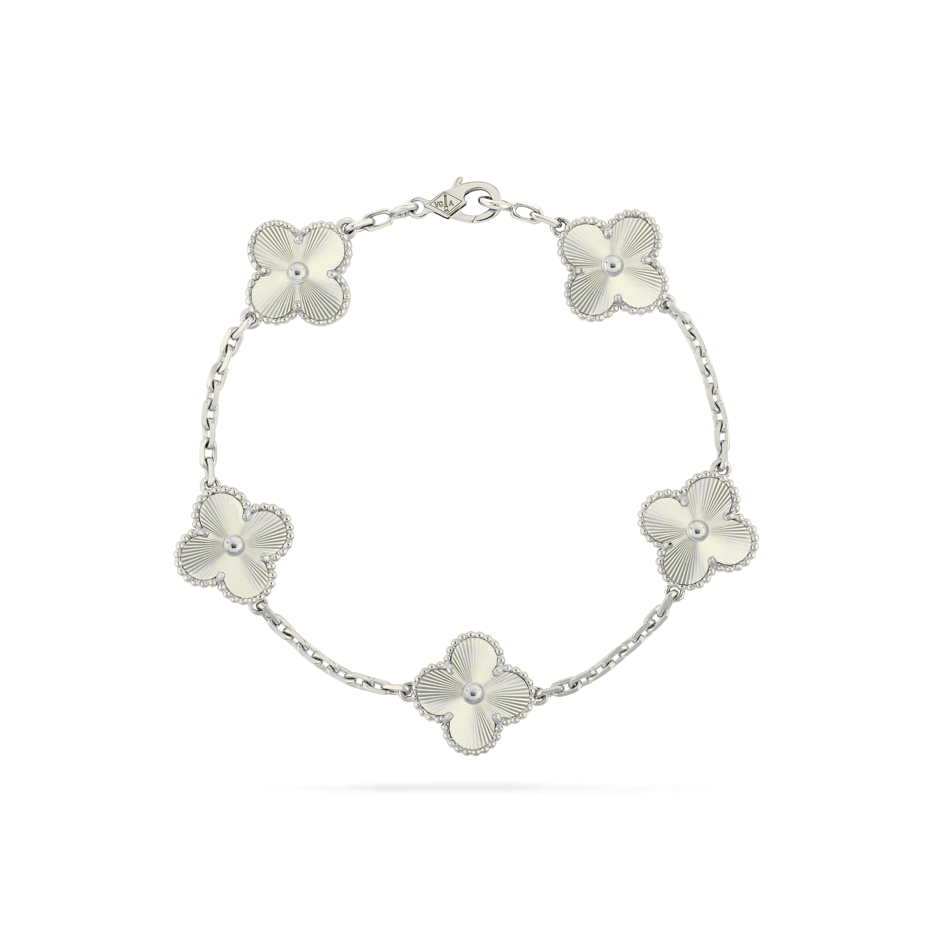 VAN CLEEF VINTAGE ALHAMBRA BRACELET - SILVER