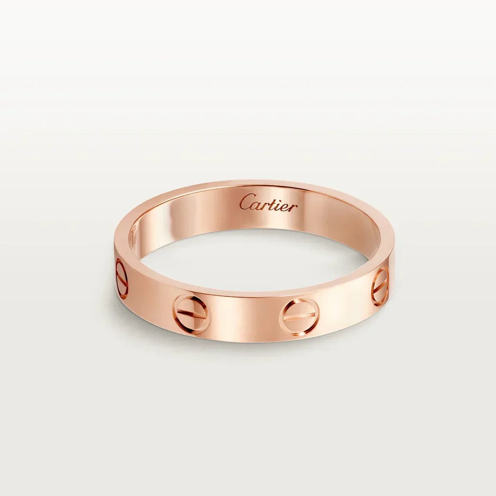 18K Love Wedding 4mm Ring