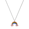 Double G Rainbow Pendant Necklace